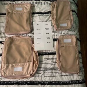 BEIS 4 pack Packing Organizer Set with labels